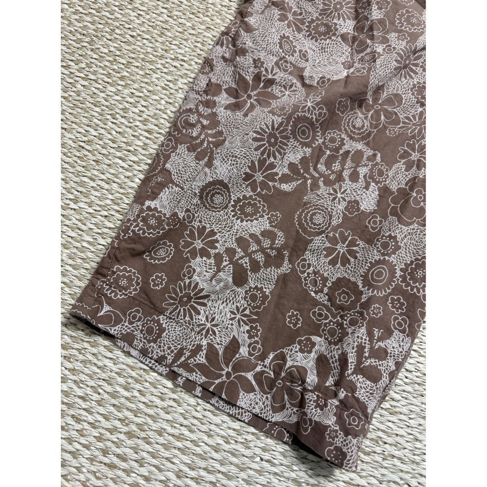 Fresh Produce Brown Floral Print Bermuda Shorts vintage Casual 90's Beachy euro - Picture 8 of 8